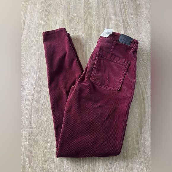 NWT … AMERICAN EAGLE “Size: 0” Button Fly Corduroy Pants - Picture 1 of 7
